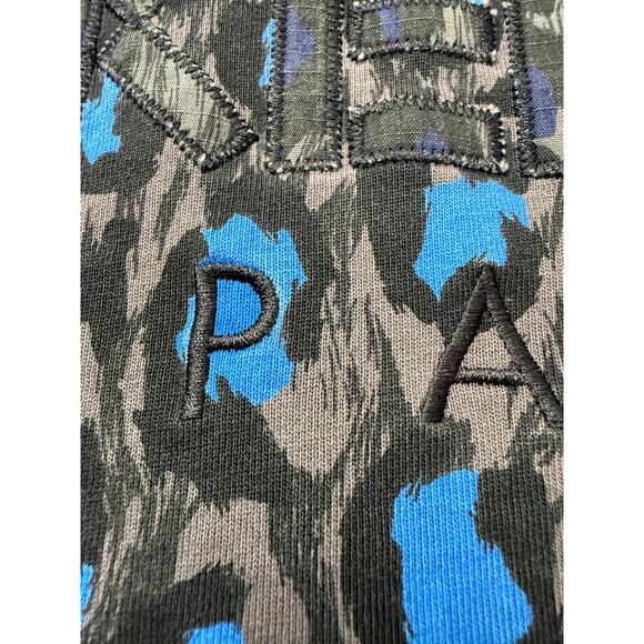 KENZO Paris Leopard Print Blue / Grey / Black T-Shirt Size S - Picture 7 of 11